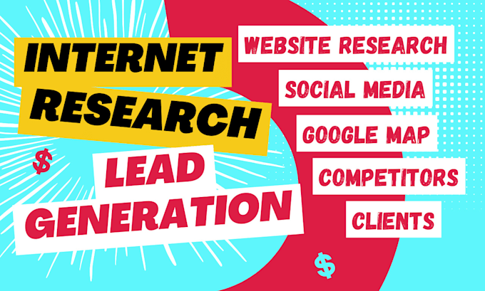 Gig Preview - Do internet research to find potential leads, lead generation and sales