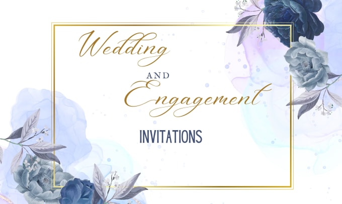 Gig Preview - Create an amazing wedding invitation in your style