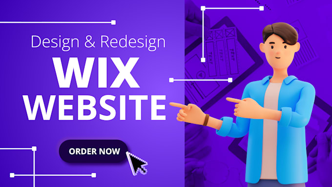 Gig Preview - Design, redesign, and optimize your wix website