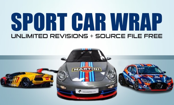 Gig Preview - Create car wrap, racing car wrap and itasha wrap design