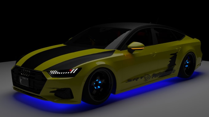 Gig Preview - Do realistic 3d car model and realistic 3d render