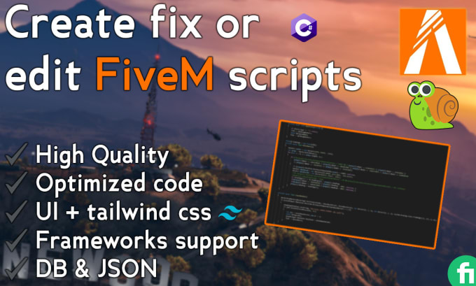 Gig Preview - Create or fix fivem scripts