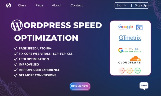 Gig Preview - Optimize wordpress speed optimization and fix core web vitals