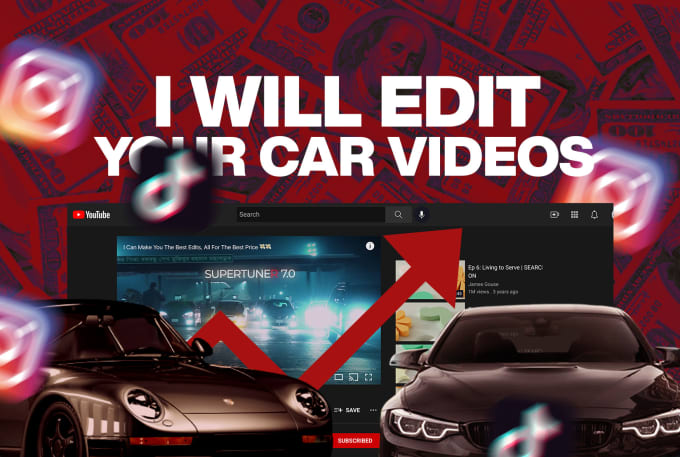 Gig Preview - Edit your car video in a trendy effect for reels and tiktok