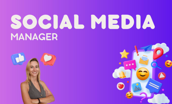 Gig Preview - Be your social media manager and content creator