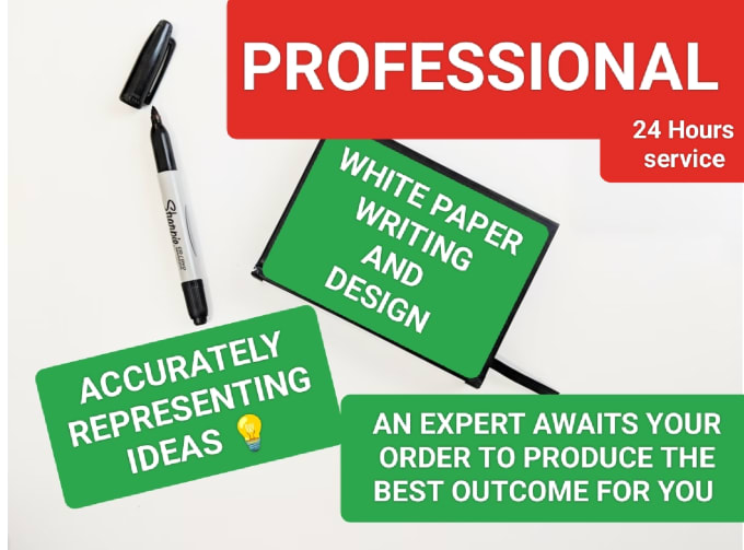 Gig Preview - Write and design a professional white paper for you