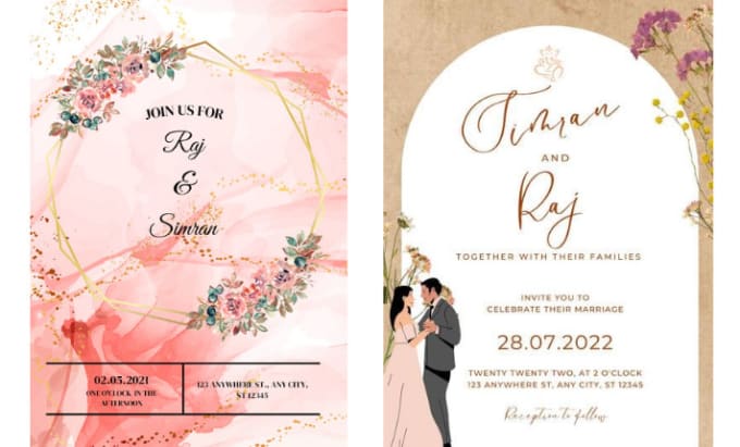 Bestseller - create amazing  wedding e invitation cards