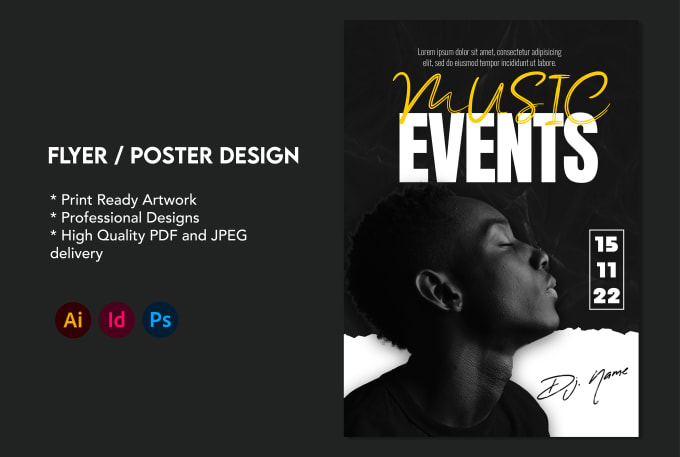 Gig Preview - Design a professional poster flyer