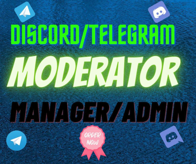 Gig Preview - Manage, moderate your community on discord and telegram