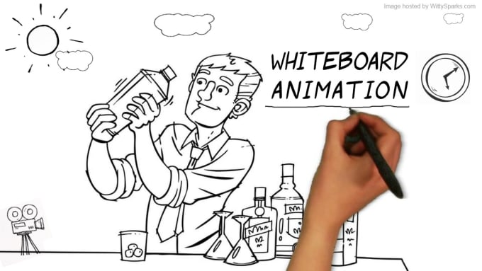 Gig Preview - Create a eye catchy whiteboard animation explainer doodle video