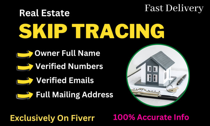 Gig Preview - Do real estate skip tracing