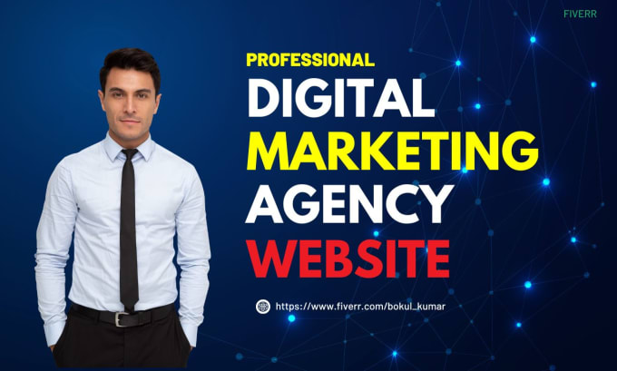 Gig Preview - Create professional digital marketing agency wordpress website