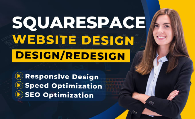 Gig Preview - Design or develop professional squarespace website