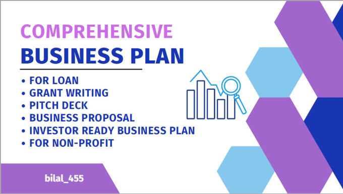 Gig Preview - Write a comprehensive business plan for startups, proposal, grants and loans