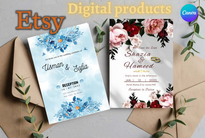 Gig Preview - Create digital products for etsy