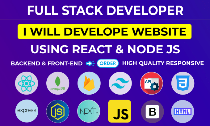 Bestseller - develop website in full mern stack react js node js backend