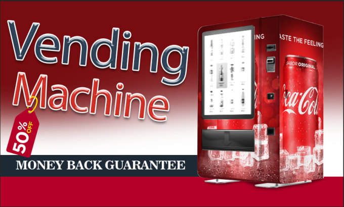 Gig Preview - Design unique and stunning vending machine atm machine wrap design