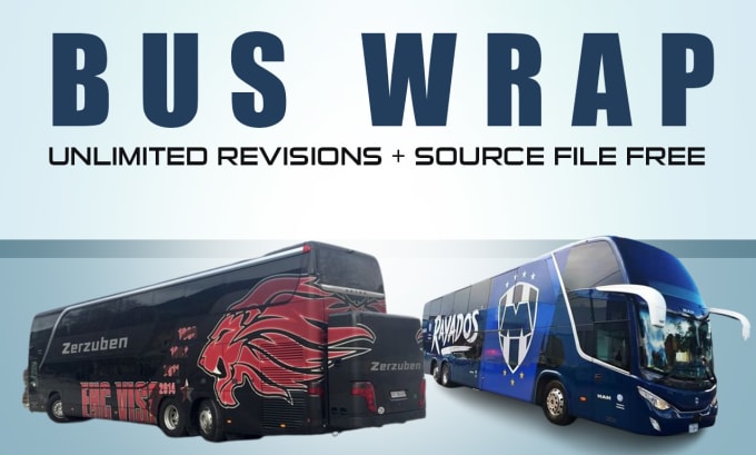 Gig Preview - Create awesome car, van, truck, bus, boat and vehicle wrap