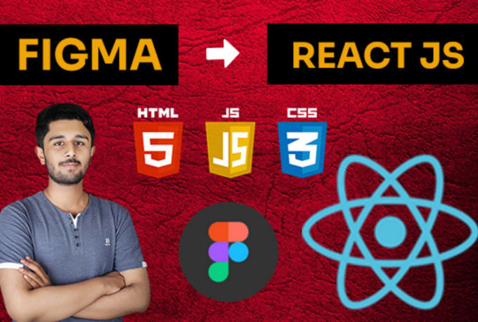 Gig Preview - Convert figma to react js or the next js website as your react js developer