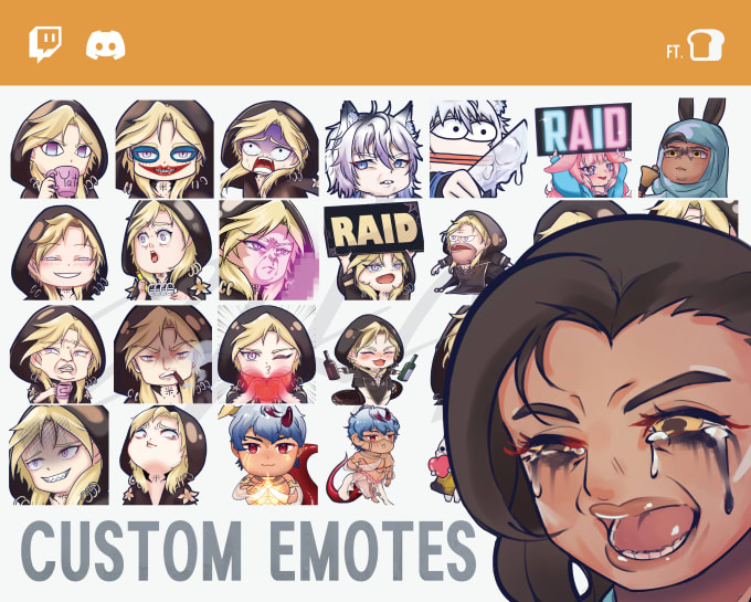 Gig Preview - Make non ych meme worthy animated emotes for twitch