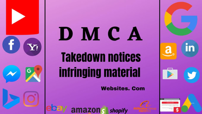 Gig Preview - Takedown dmca notice copyright infringing content