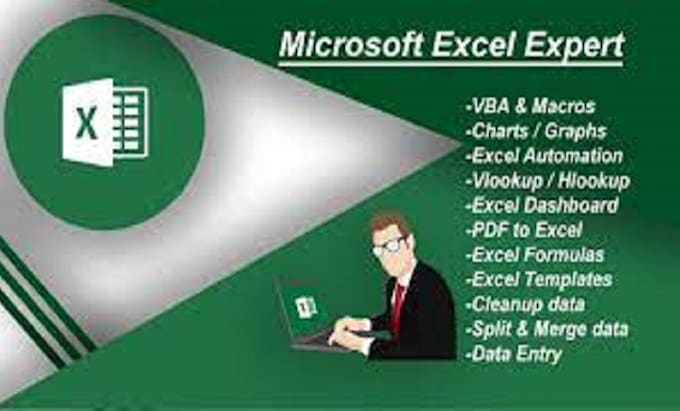 Gig Preview - Do excel data processing, cleanup and automation expert