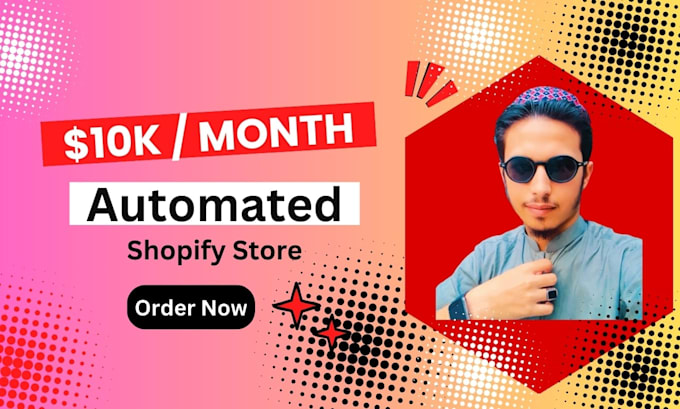 Gig Preview - Build shopify dropshipping store or shopify website