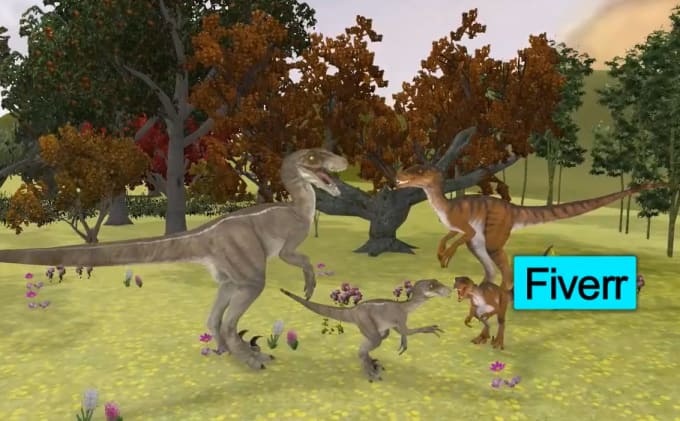 Gig Preview - Make 3d hindi  stories with animals 3d stories