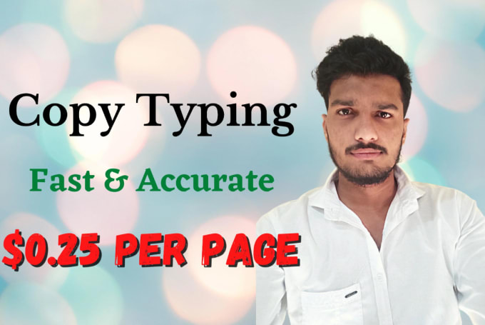 Bestseller - do fastest data entry, copy paste, copywriting, typing work