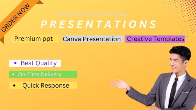 Gig Preview - Create canva presentation PPT slides powerpoint presentation