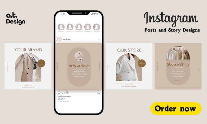 Bestseller - design catchy instagram posts, stories and ads