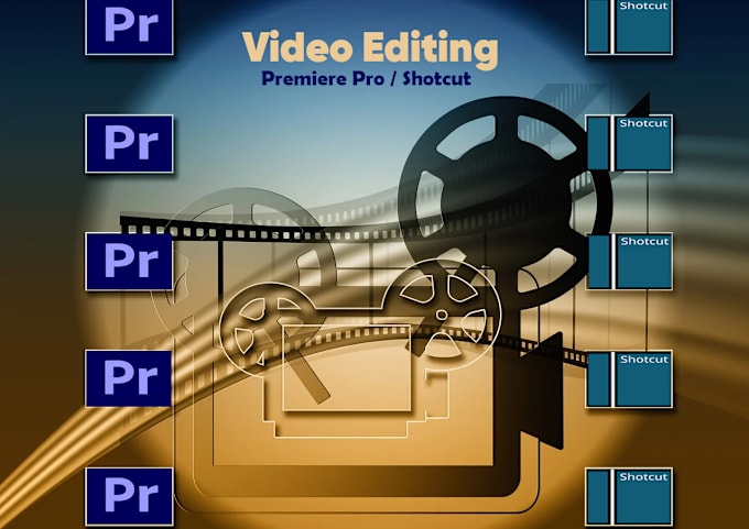 Gig Preview - Do video editing using shotcut and premier pro