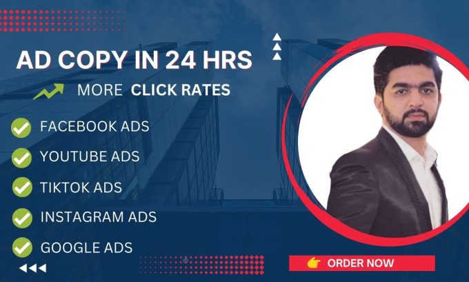 Gig Preview - Write facebook ad copy, youtube ads, and instagram sales copy in 24hrs