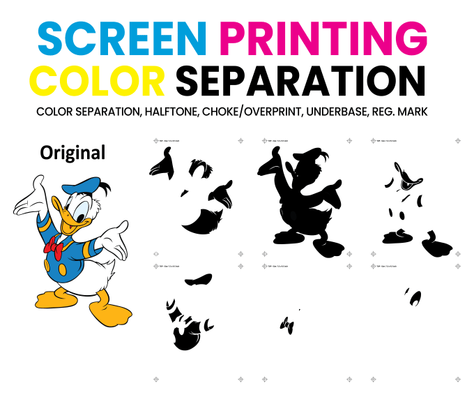 Gig Preview - Color separation for screen printing within 24 hours