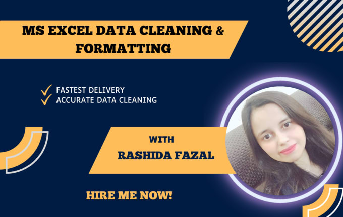 Gig Preview - Do excel data cleaning, data formatting, data merging