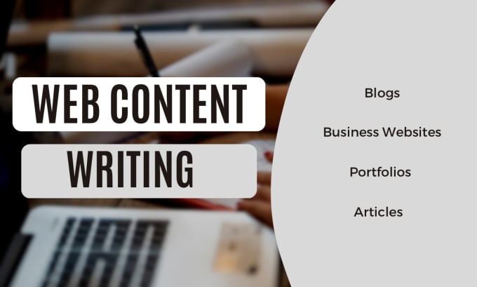 Gig Preview - Write engaging SEO web content for your blog and business