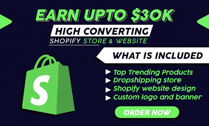 Bestseller - create shopify dropshipping ecommerce store and website