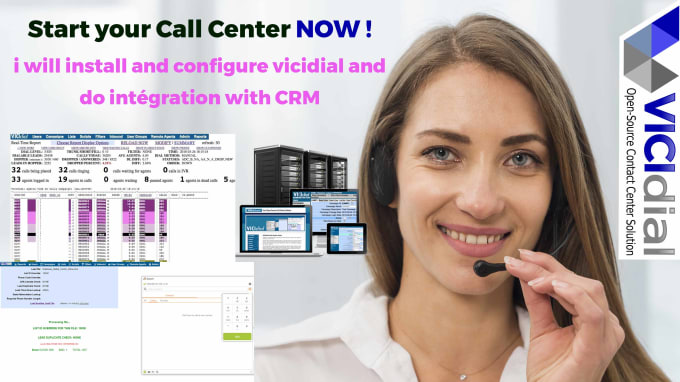 Gig Preview - Install , configure and connect vicidial with any gateway voip