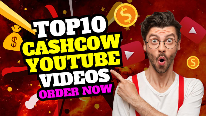 Gig Preview - Create top 10 cash cow videos and automated best cash cow videos