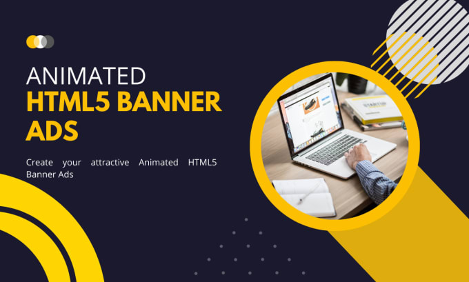 Gig Preview - Make attractive animated HTML5 banner ads for your business