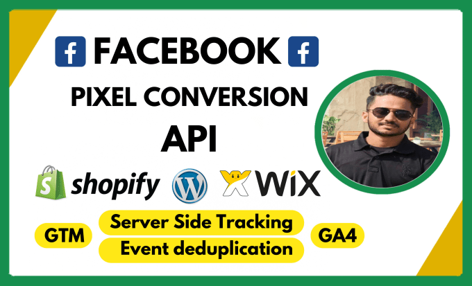 Gig Preview - Setup facebook pixel conversion API and server side tracking via GTM, ga4