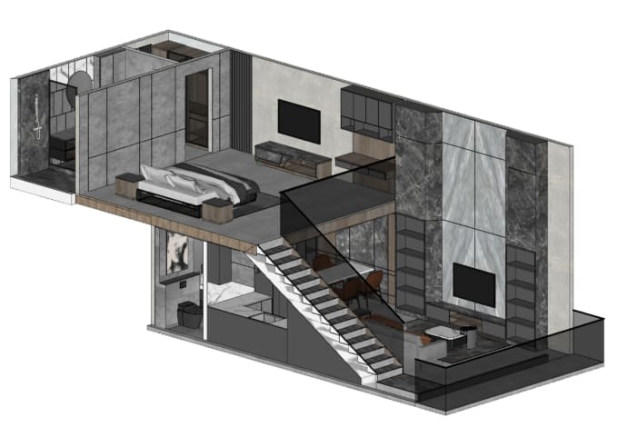 Gig Preview - Create 3d interior design or walkthrough animation