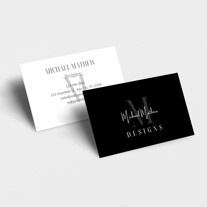 Gig Preview - Professional business cards to impress your clients