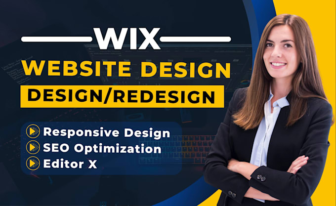 Gig Preview - Design or redesign wix website, develop wix landing page, wix studio website