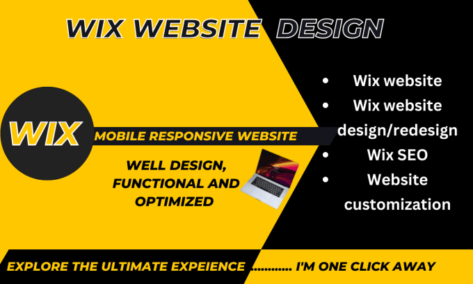 Gig Preview - Design and clone wix website with wix seo for wix ecommerce or website redesign