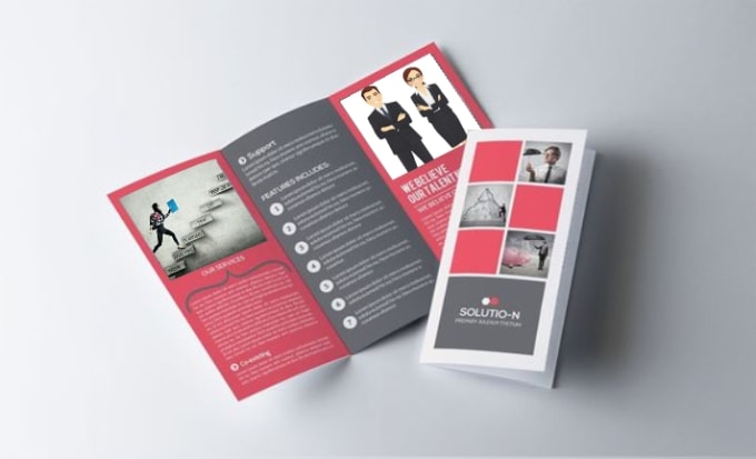 Gig Preview - Design  bifold, trifold brochure, business oriented professional brochure