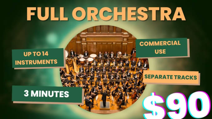 Bestseller - make an orchestral arrangement to make your song epic