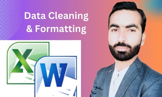 Gig Preview - Perform data entry in word and excel, cleanup and formatting