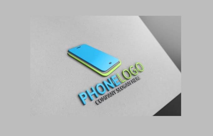 Online Modern Digital Mobile Phone Logo Maker - Cellphone Icon