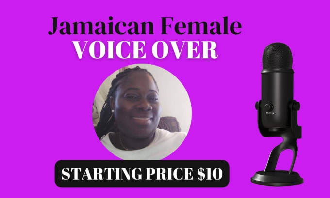 Gig Preview - Be your professional jamaican voiceover